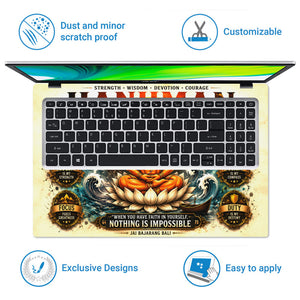 Hanuman Panchatatva Five Animal Heads Poster Laptop Skin - View 5