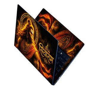 Hanuman Siyaram Mantra Halo Laptop Skin - View 2