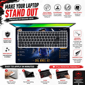 Hardik Pandya IPL Champion Stat Laptop Skin - View 5