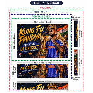 Hardik Pandya Kung Fu King Laptop Skin - View 9