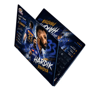 Hardik Pandya Mumbai 33 Laptop Skin - View 2