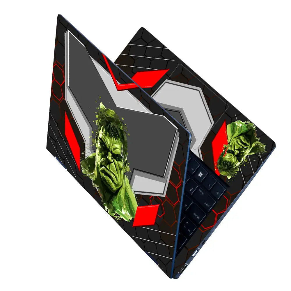 Hulk Green Smash Armor Laptop Skin - View 2