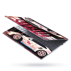 JDM Livery Tuned Car Laptop Skin - View 3