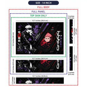 Jujutsu Kaisen Gojo Domain Expansion Laptop Skin - View 7