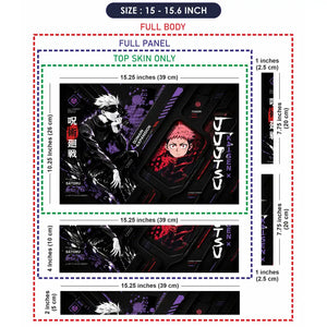 Jujutsu Kaisen Gojo Domain Expansion Laptop Skin - View 8