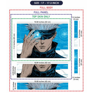 Jujutsu Kaisen Gojo Satoru Pop Art Laptop Skin - View 9