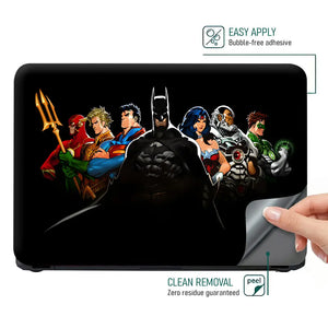 Justice League Dark Silhouettes Laptop Skin - View 4