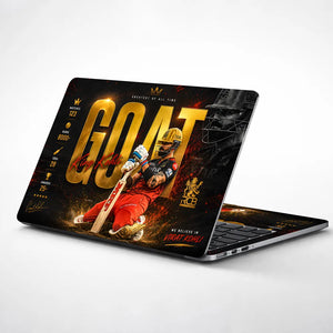 Kohli GOAT Gold RCB Laptop Skin - View 1