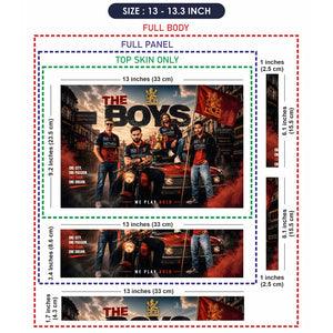 Kohli RCB The Boys Bold Laptop Skin - View 6