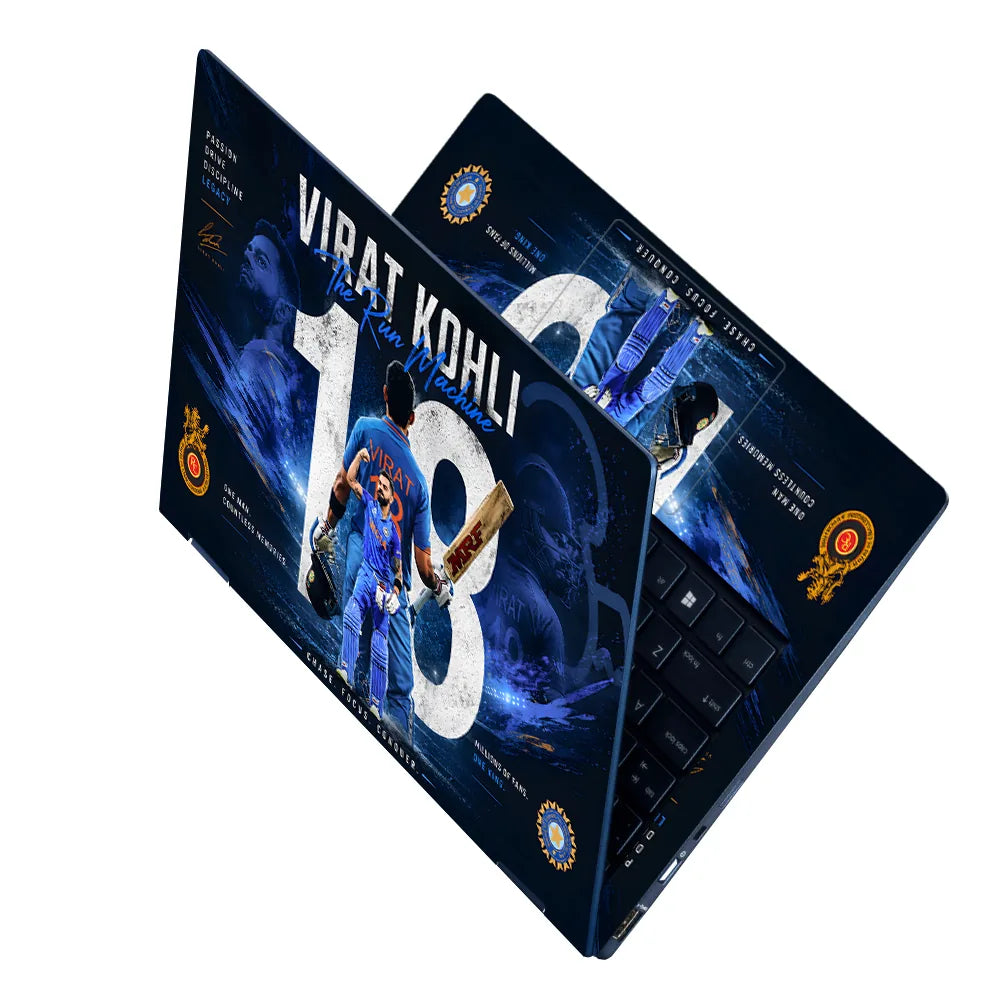 Kohli Run Machine 18 Legacy Laptop Skin - View 2