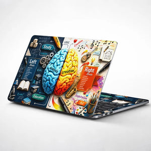 Logic Emotion Brain Study Laptop Skin - View 1