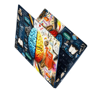Logic Emotion Brain Study Laptop Skin - View 2