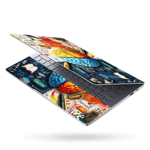 Logic Emotion Brain Study Laptop Skin - View 3