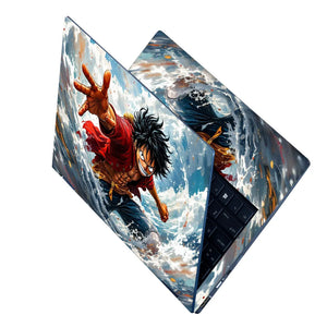 Luffy Straw Hat Water Laptop Skin - View 2