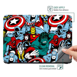 Marvel Team-up Heroes Laptop Skin - View 4