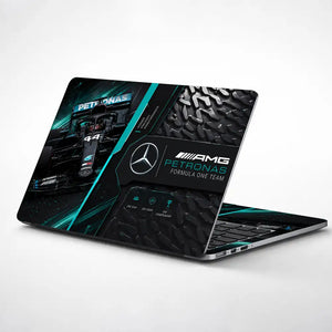 Mercedes AMG Petronas 44 Split Panel Laptop Skin - View 1