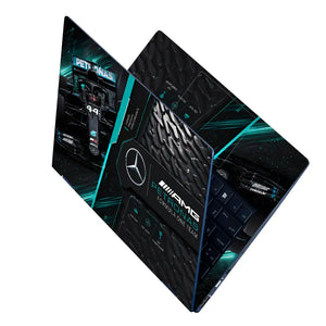 Mercedes AMG Petronas 44 Split Panel Laptop Skin - View 2