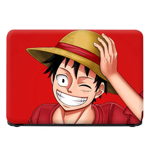 Monkey D Luffy Red Laptop Skin - View 4