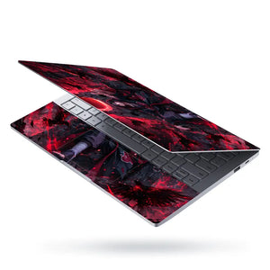 Naruto Itachi Blood Moon Throne Laptop Skin - View 3