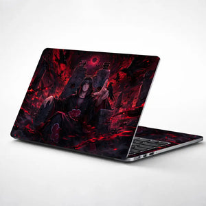 Naruto Itachi Dark Throne Laptop Skin - View 1