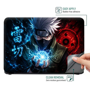 Naruto Kakashi Chidori Laptop Skin - View 4