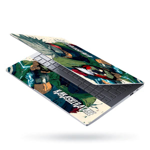 Naruto Kakashi Hatake Manga Panel Laptop Skin - View 3