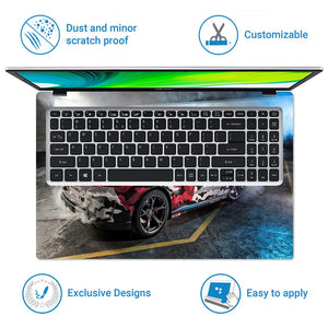 Nissan Car Laptop Skin - View 5