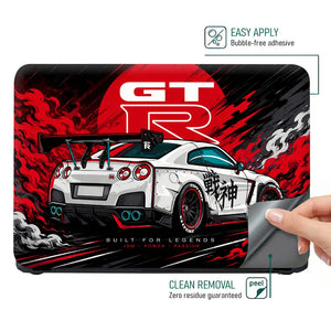 Nissan GTR JDM Built For Legends Laptop Skin - View 4