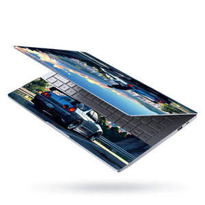 Nissan R34 Skyline Mt Fuji Laptop Skin - View 3