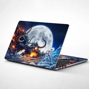 One Piece Luffy Gear 5 Vs Kaido Laptop Skin - View 1