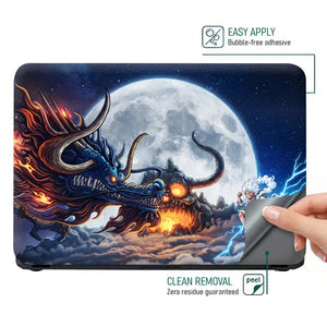 One Piece Luffy Gear 5 Vs Kaido Laptop Skin - View 4