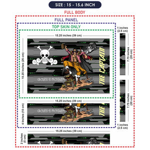 One Piece Luffy Gear Five Captain Laptop Skin - View 8