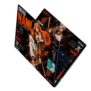 One Piece Nami Cat Burglar Laptop Skin - View 2
