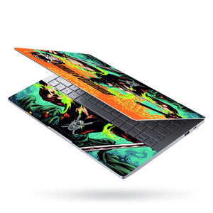One Piece Roronoa Zoro Three Swords Laptop Skin - View 3