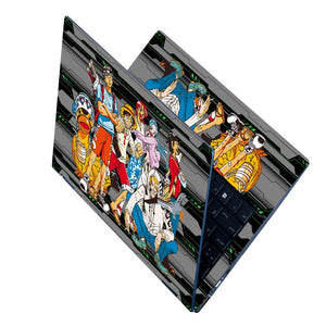 One Piece Straw Hat Crew Poster Laptop Skin - View 2