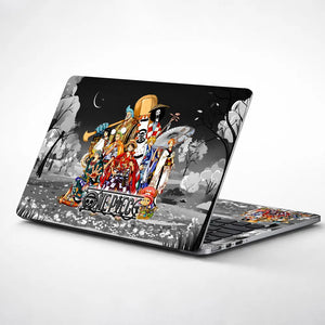 One Piece Wano Arc Ensemble Laptop Skin - View 1