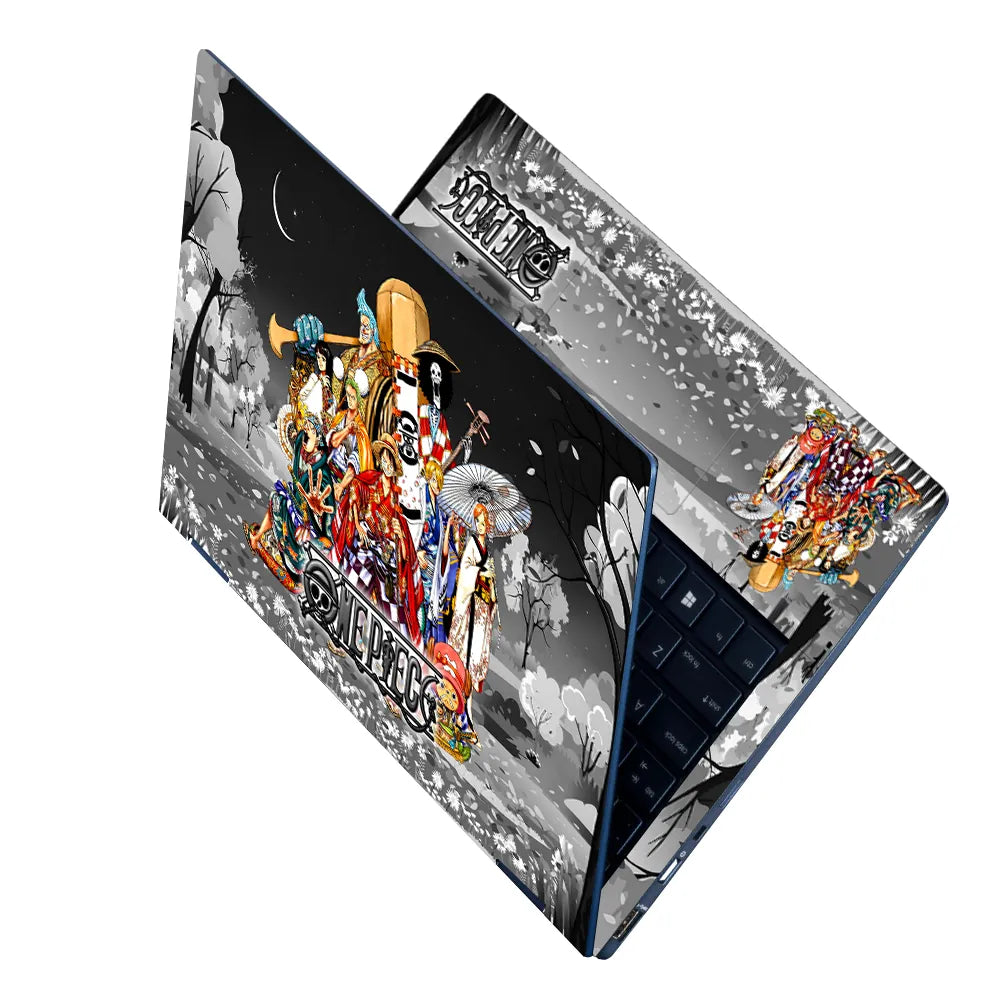 One Piece Wano Arc Ensemble Laptop Skin - View 2