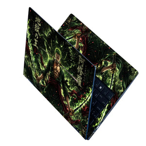 One Piece Zoro Asura Demon Laptop Skin - View 2