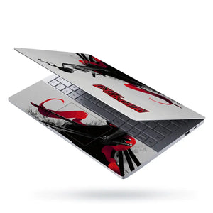 One Piece Zoro Minimal Ink Art Laptop Skin - View 3