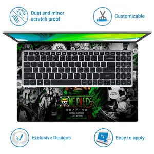 One Piece Zoro Nothing Laptop Skin - View 5