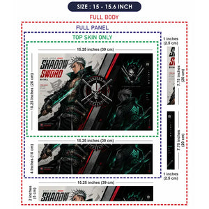 One Piece Zoro Shadow Blade Legend Laptop Skin - View 8