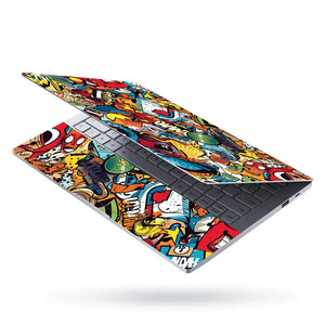 Pop Art Comic Book Laptop Skin - View 3