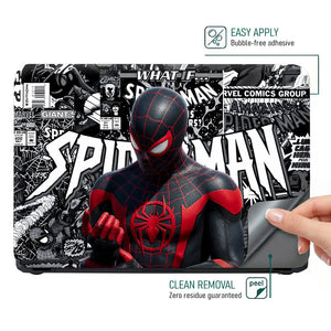 Pop Culture Spider-man Comic Art Laptop Skin - View 4