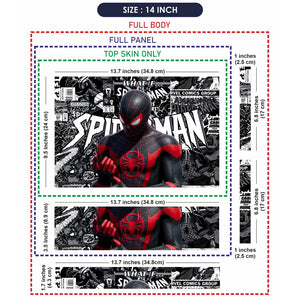 Pop Culture Spider-man Comic Art Laptop Skin - View 7