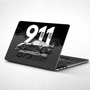 Porsche 911 GT3 RS Abstract Art Laptop Skin - View 1