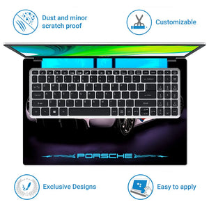 Porsche 918 Spyder BlueGlow Laptop Skin - View 5