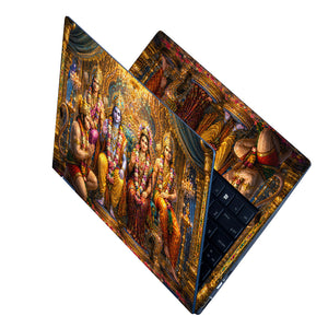 Ram Sita Lakshman Hanuman Laptop Skin - View 2