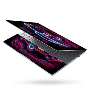 Retro Drive Nights Laptop Skin - View 3