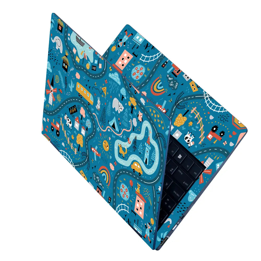 Road Map Laptop Skin - View 2