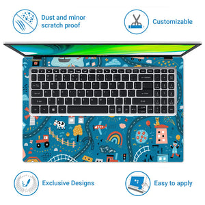 Road Map Laptop Skin - View 5